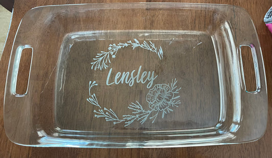 Personalized baking pan