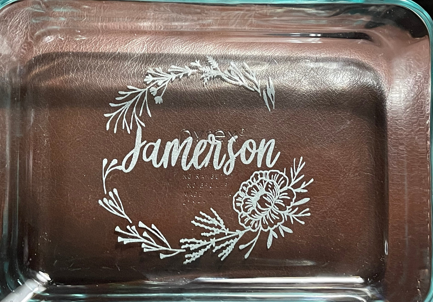 Personalized baking pan