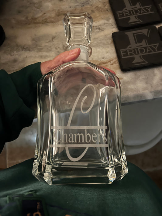 Whiskey decanter