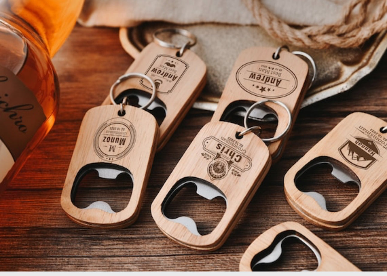 Personalized bottle opener/keychain